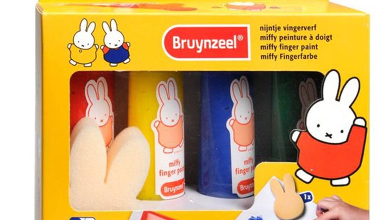 De NVWA heeft de Nijntje-vingerverf verboden