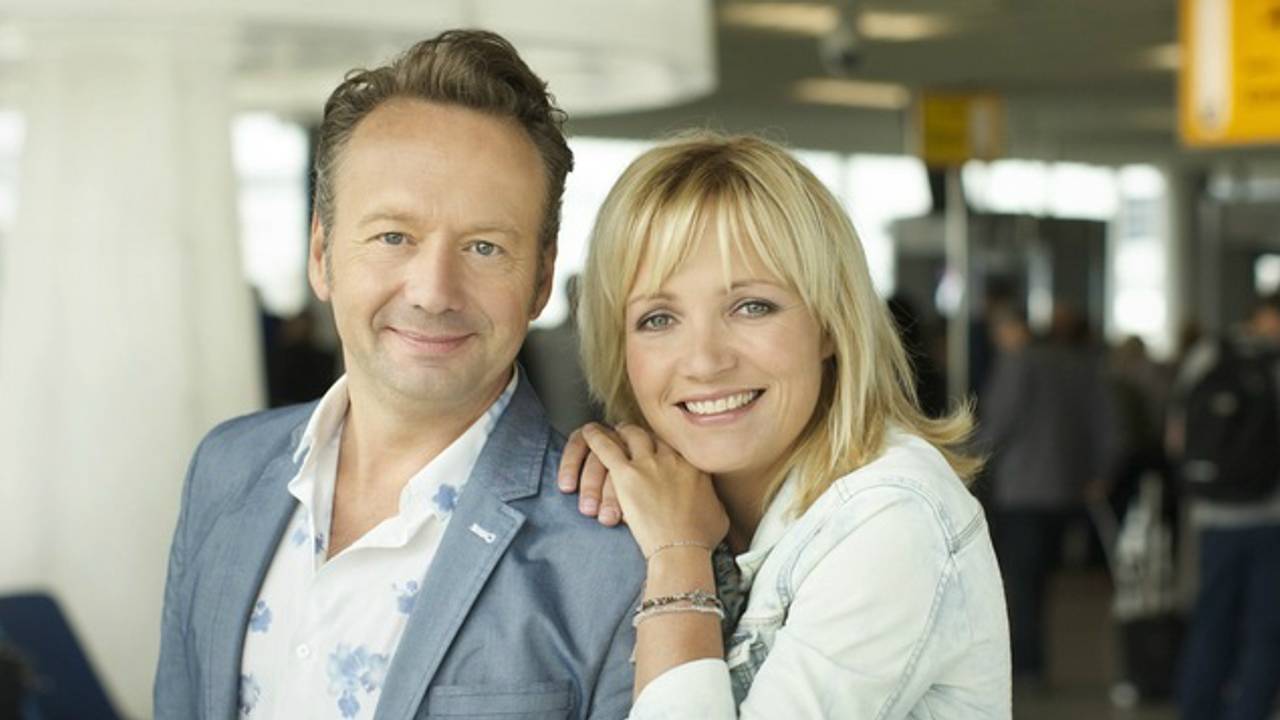 Joris Linssen en Yvon Jaspers beginnen nieuw seizoen Hello Goodbye. (Foto: KRO-NCRV)