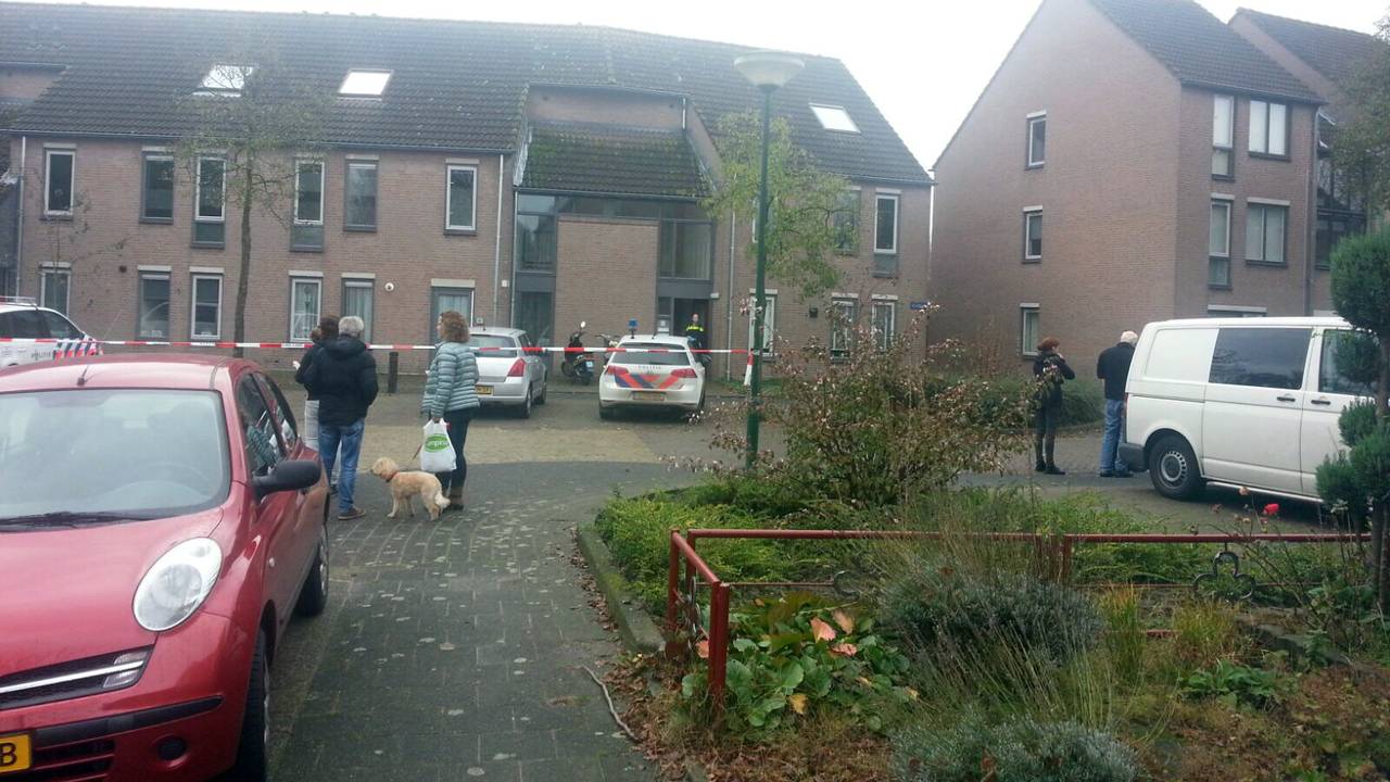 Onderzoek in de Breebroek. De foto is gemaakt door een buurtbewoner.