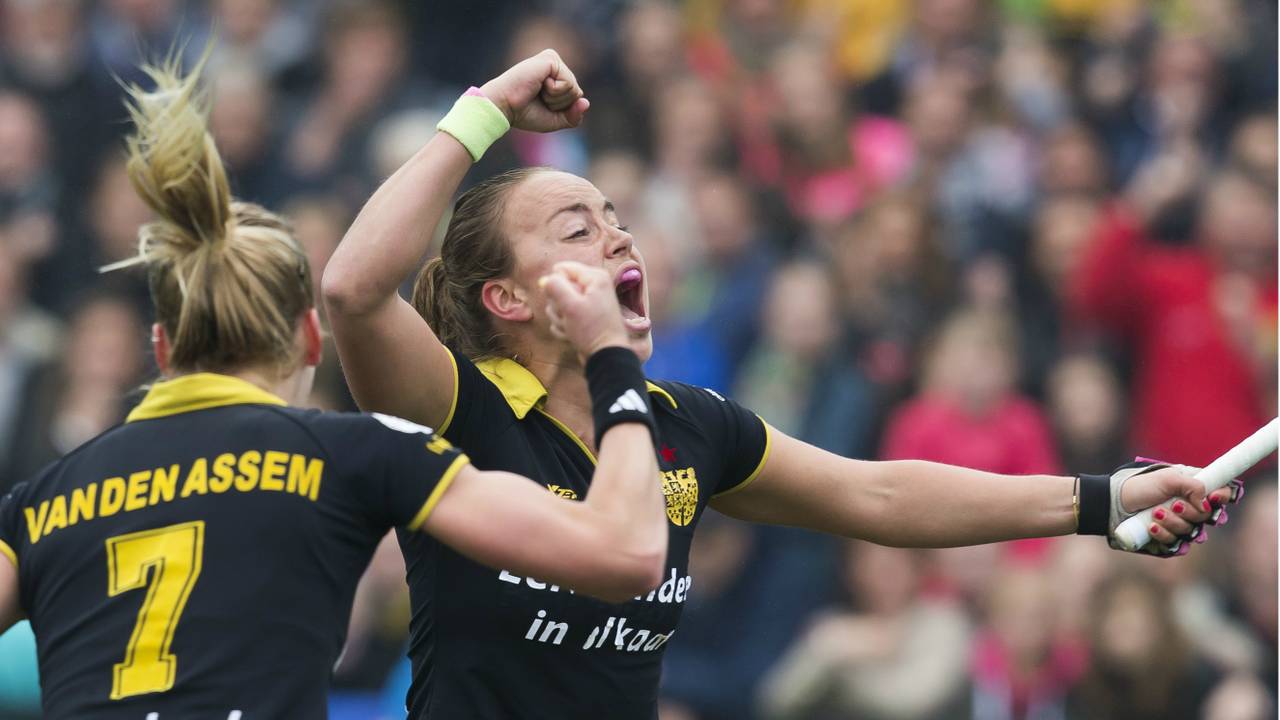 Maartje Paumen kon weer juichen. (Foto: ANP).