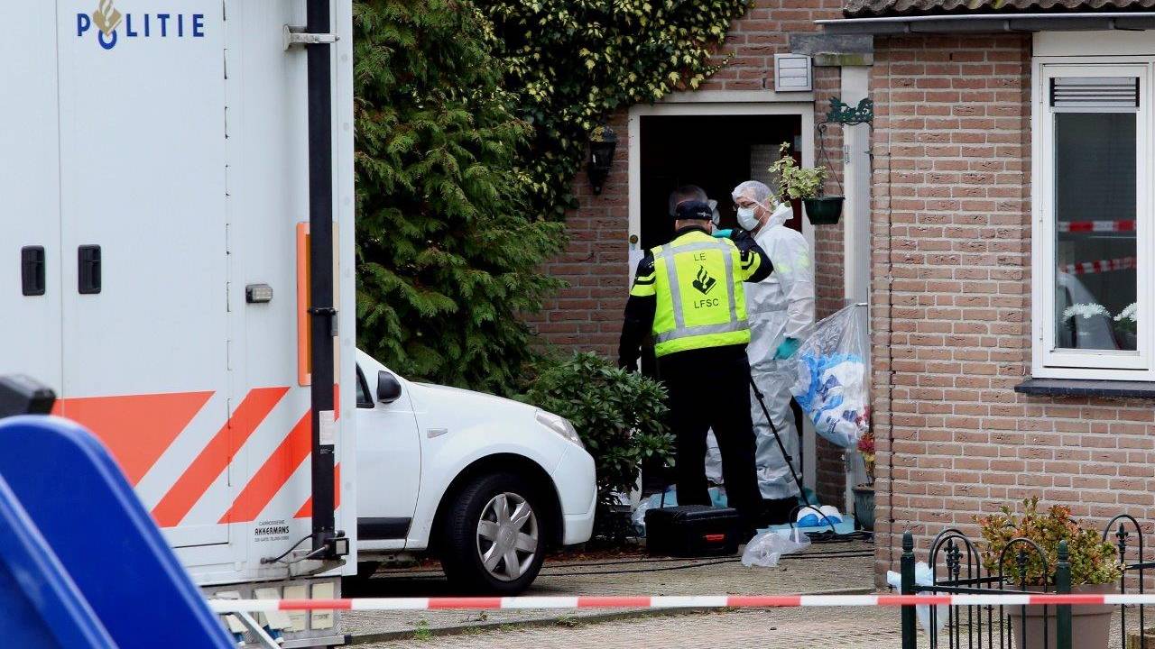 De dode vrouw werd gevonden in dit huis
