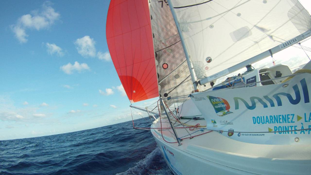 Alleen op de oceaan (foto: Team Solo / Facebook)