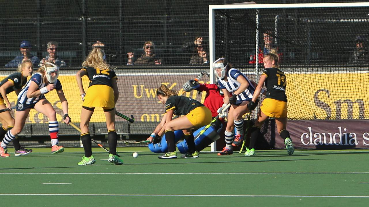 De 2-1 in de maak (Foto: Martijn de Bie)