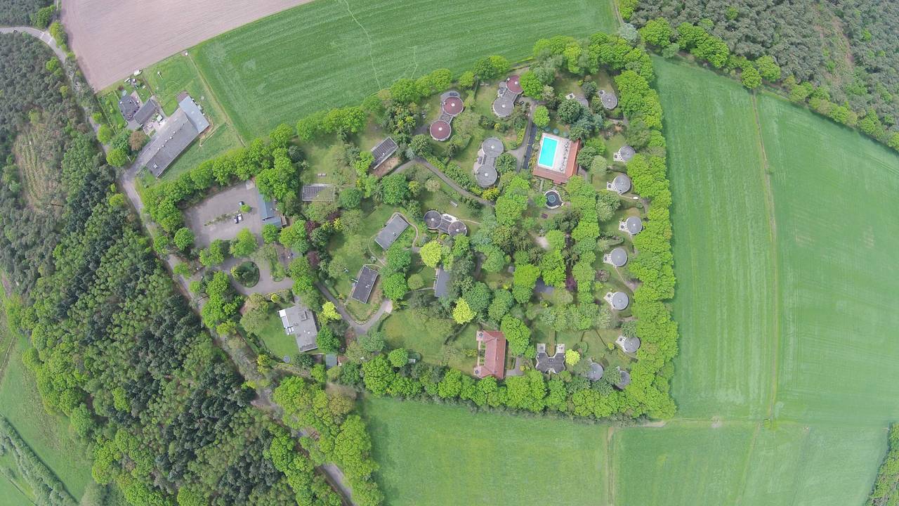 Een luchtfoto van het recreatiepark. (foto: Den Beerschen Bak)