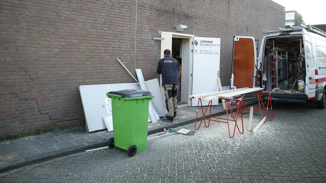 Reparatie was nodig na de ramkraak (Foto: Marcel van Drost/SQ Vision Mediaprodukties).