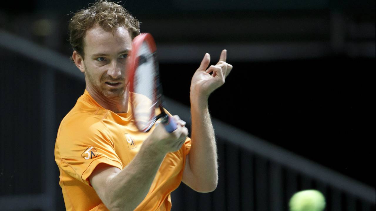 Matwé Middelkoop knokt maar gaat onderuit op Australian Open (Foto: ANP).