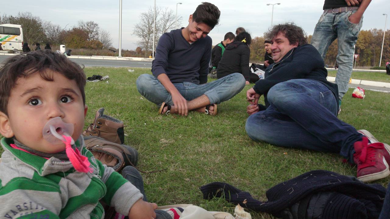 Frank Lammers op de Balkan (foto: EO).