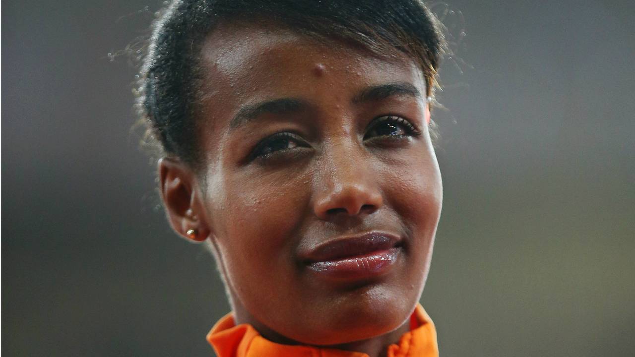 Goud Sifan Hassan tijdens EK veldlopen, atlete Eindhoven ...