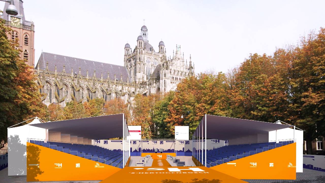 Zo moet het stadion op de Parade eruit gaan zien.