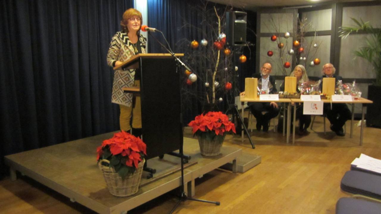 Riek Janssen won de kerstgedichtenwedstrijd