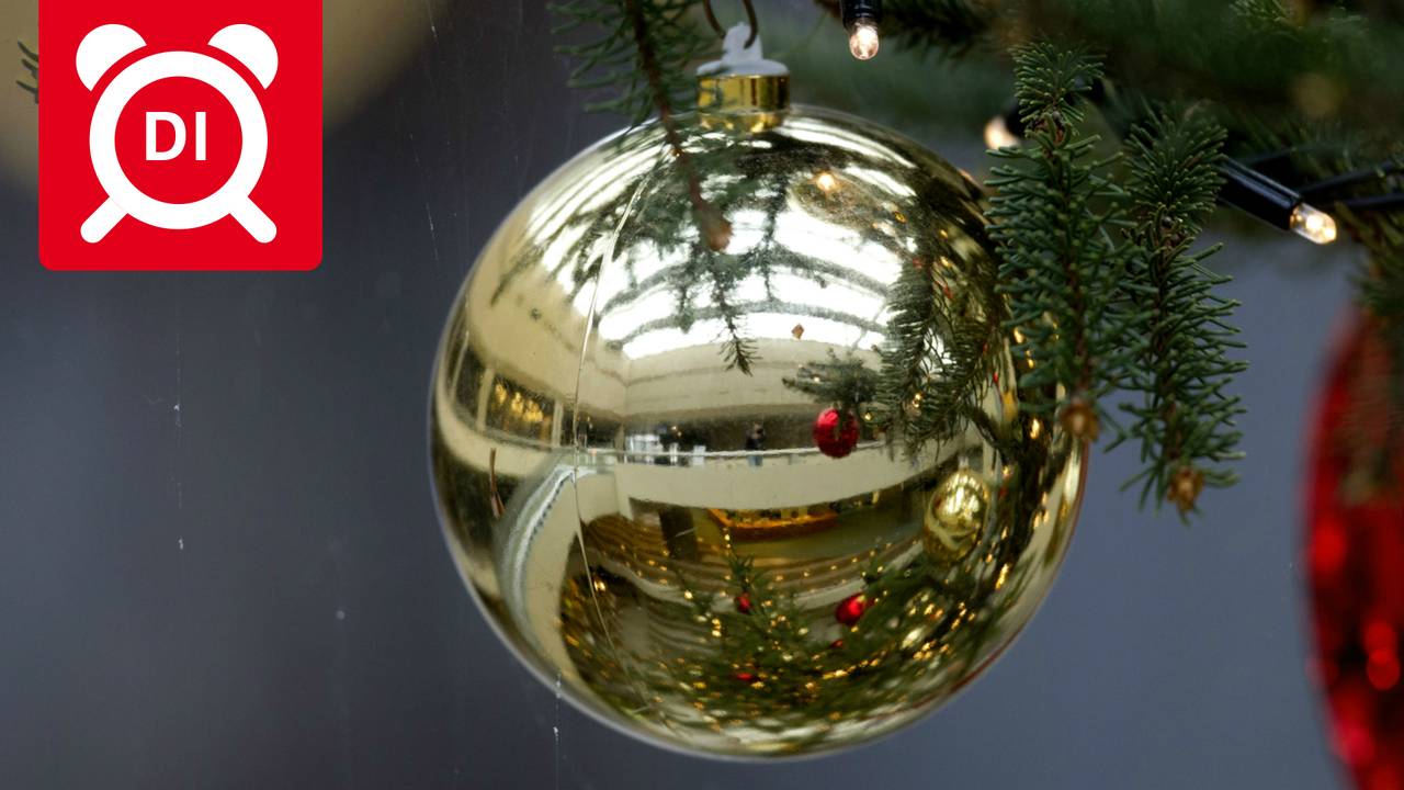 Weinig kerstsfeer op dit moment