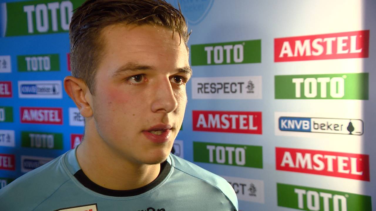 Bradley van der Meer maakte zijn debuut voor FC Den Bosch.