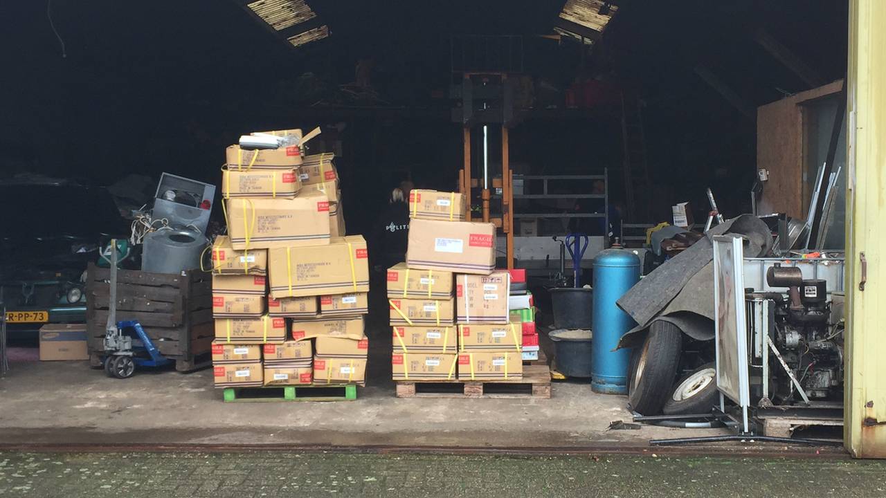De bewuste loods in Schaijk (foto: Marco van den Broek/Marcofotografie).
