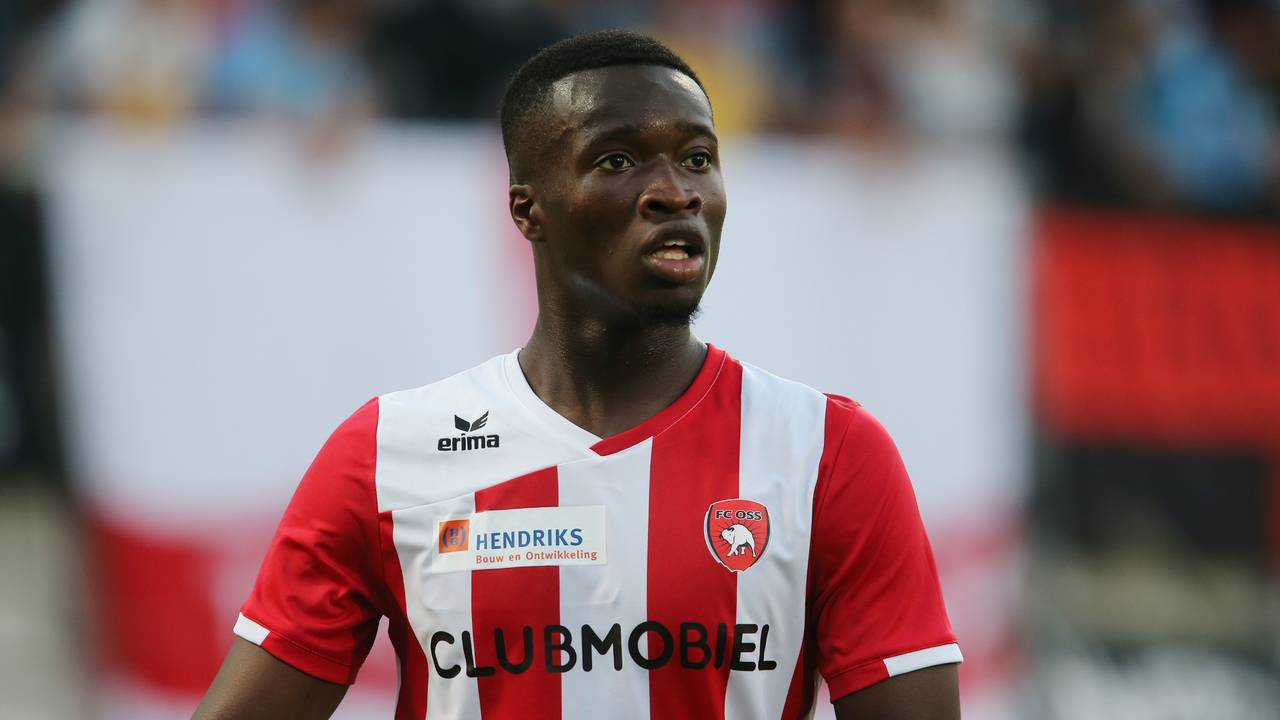 Seku Conneh scoorde tweemaal voor FC Oss. (Foto: VI Images).