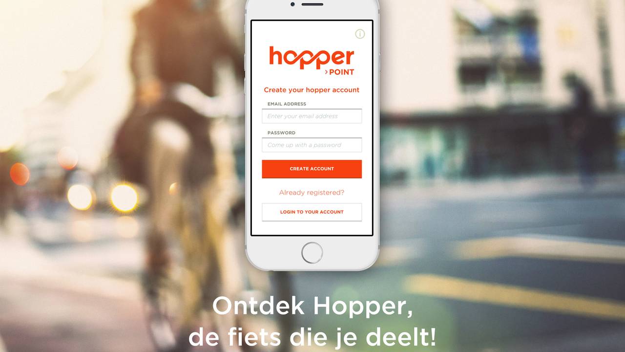 Modern witte-fietsenplan van start in Eindhoven.