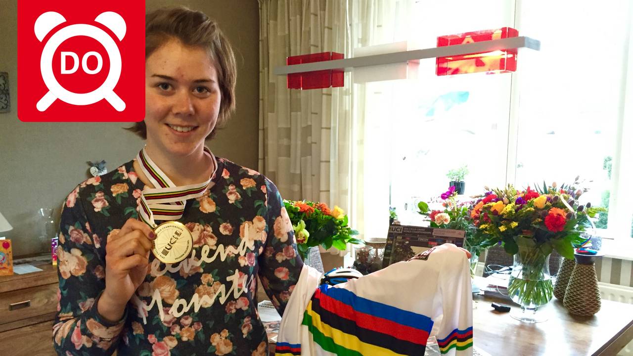 Een trotse Thalita de Jong.