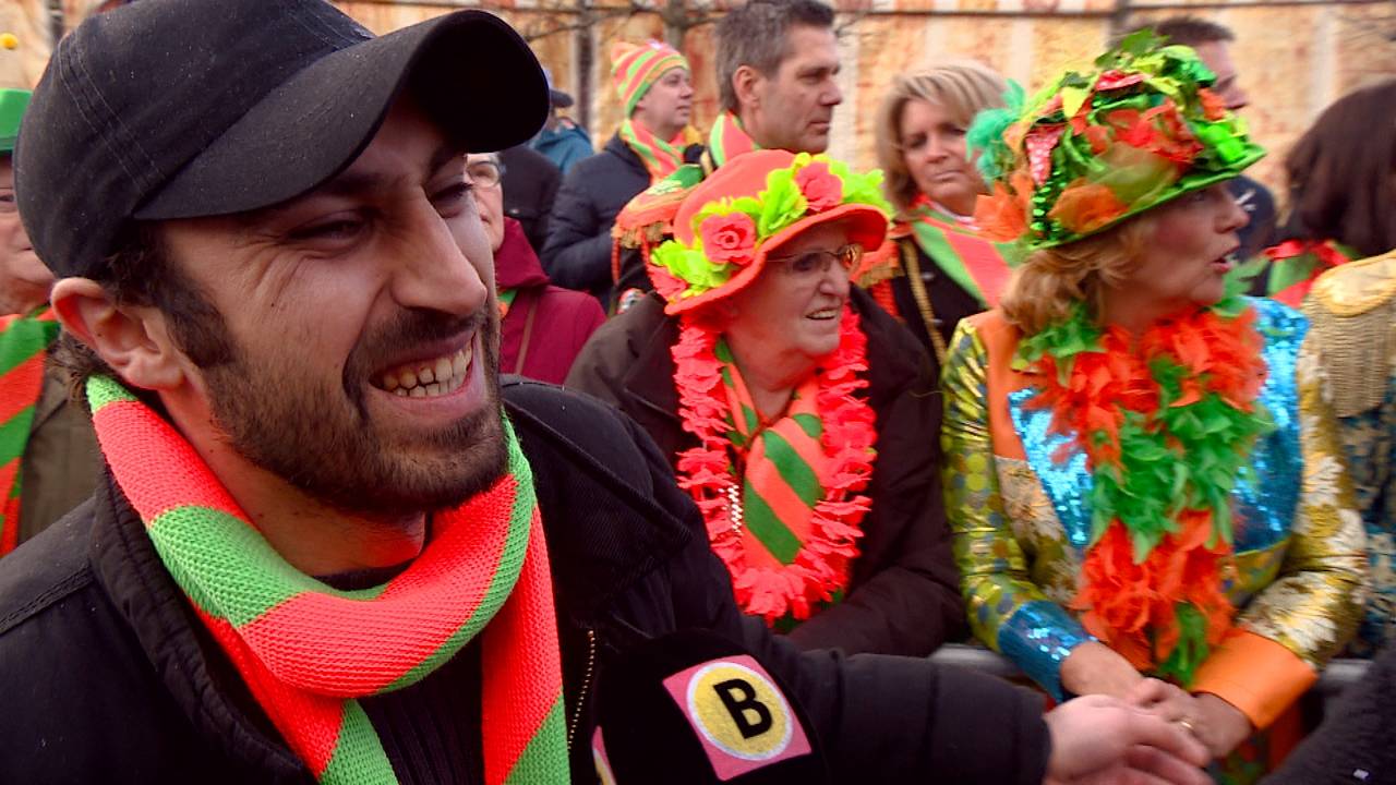 Mohammad Barakat met de Tilburgse tweekleur.