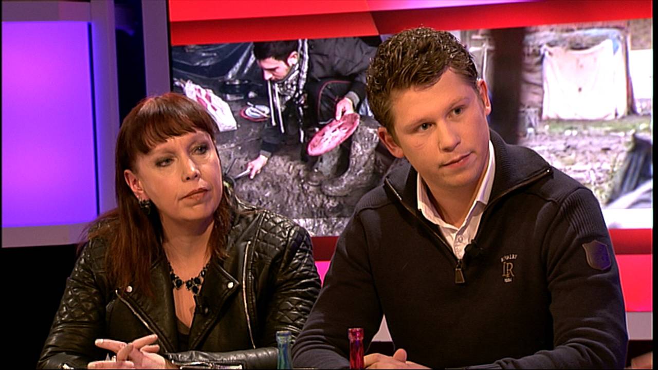 Veerle Slegers (l) en Hendrik de Kok