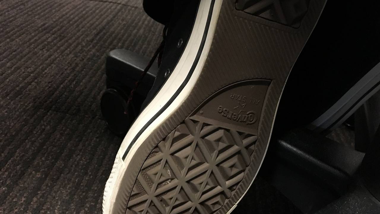 Een schoen met profiel (foto: Pepijn Nagtzaam)