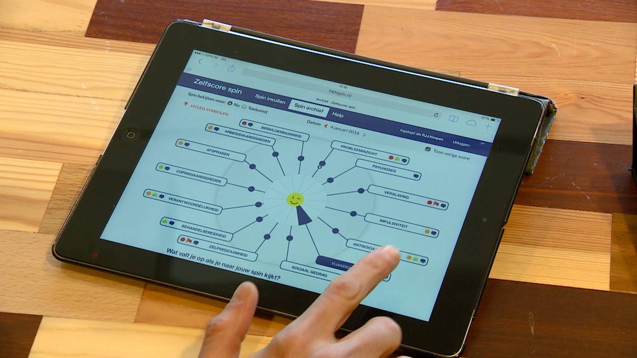 De zelfreflectie-app van TBS-kliniek De Woenselse Poort