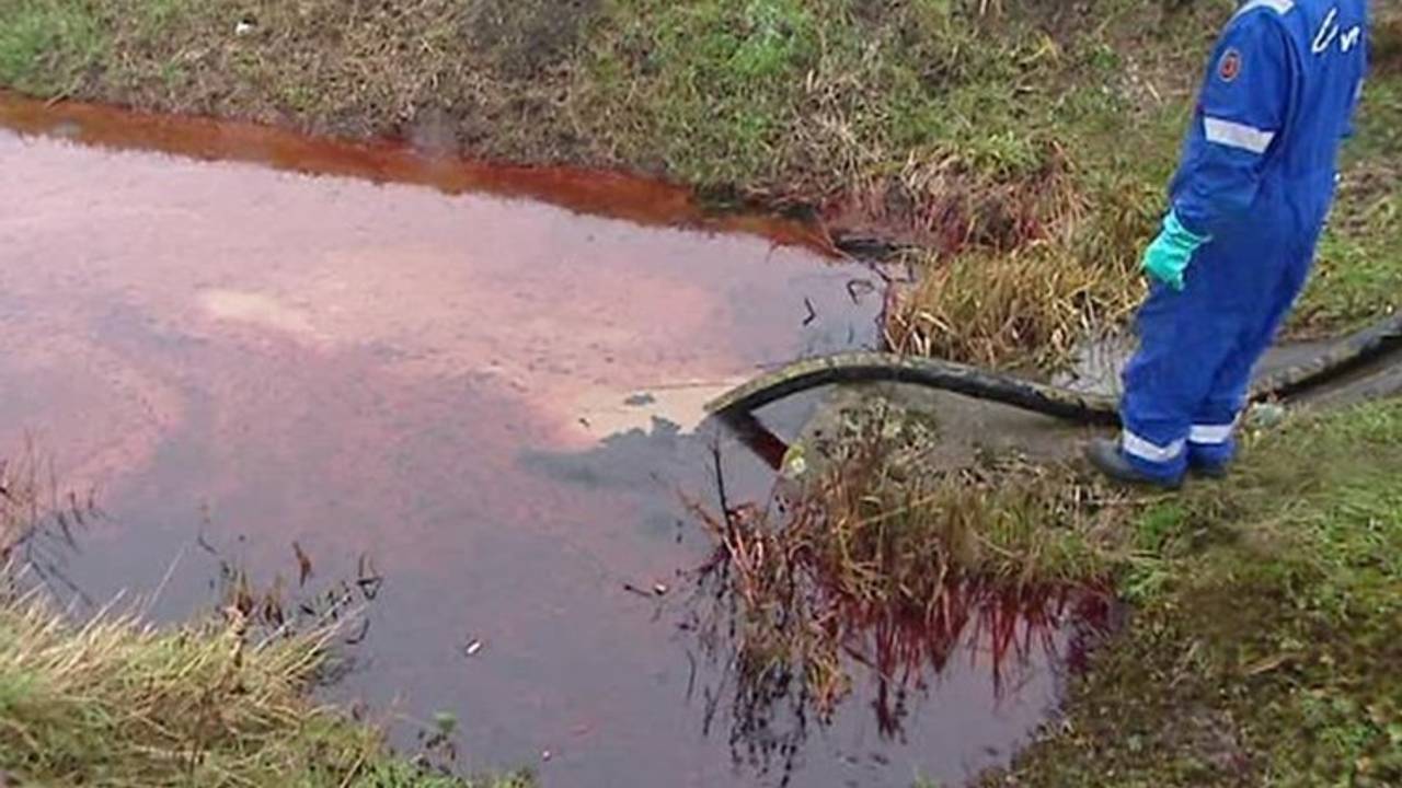 De brand zorgde voor veel vervuiling