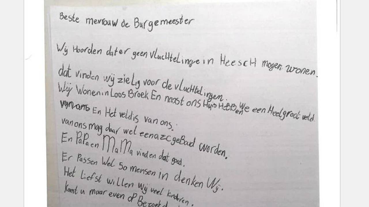 Het briefje van de kinderen