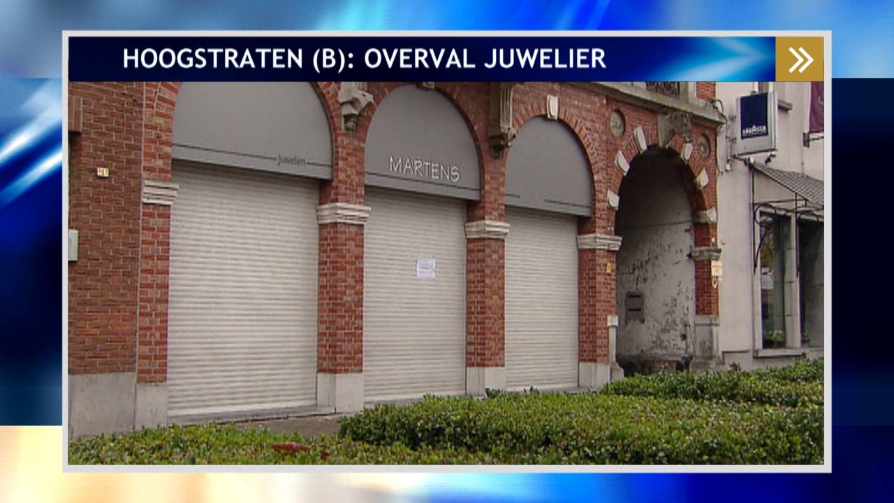 De juwelier werd begin september 2014 overvallen.