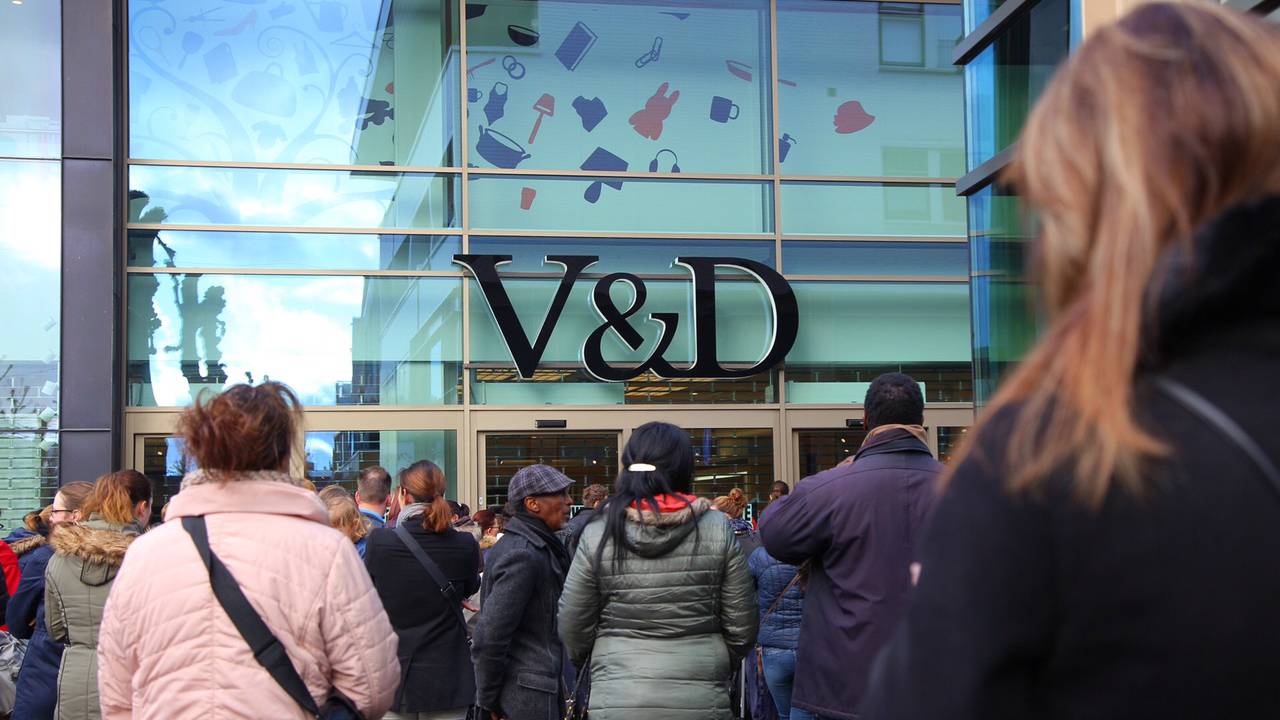 Megakortingen de laatste drie dagen bij V&D.
