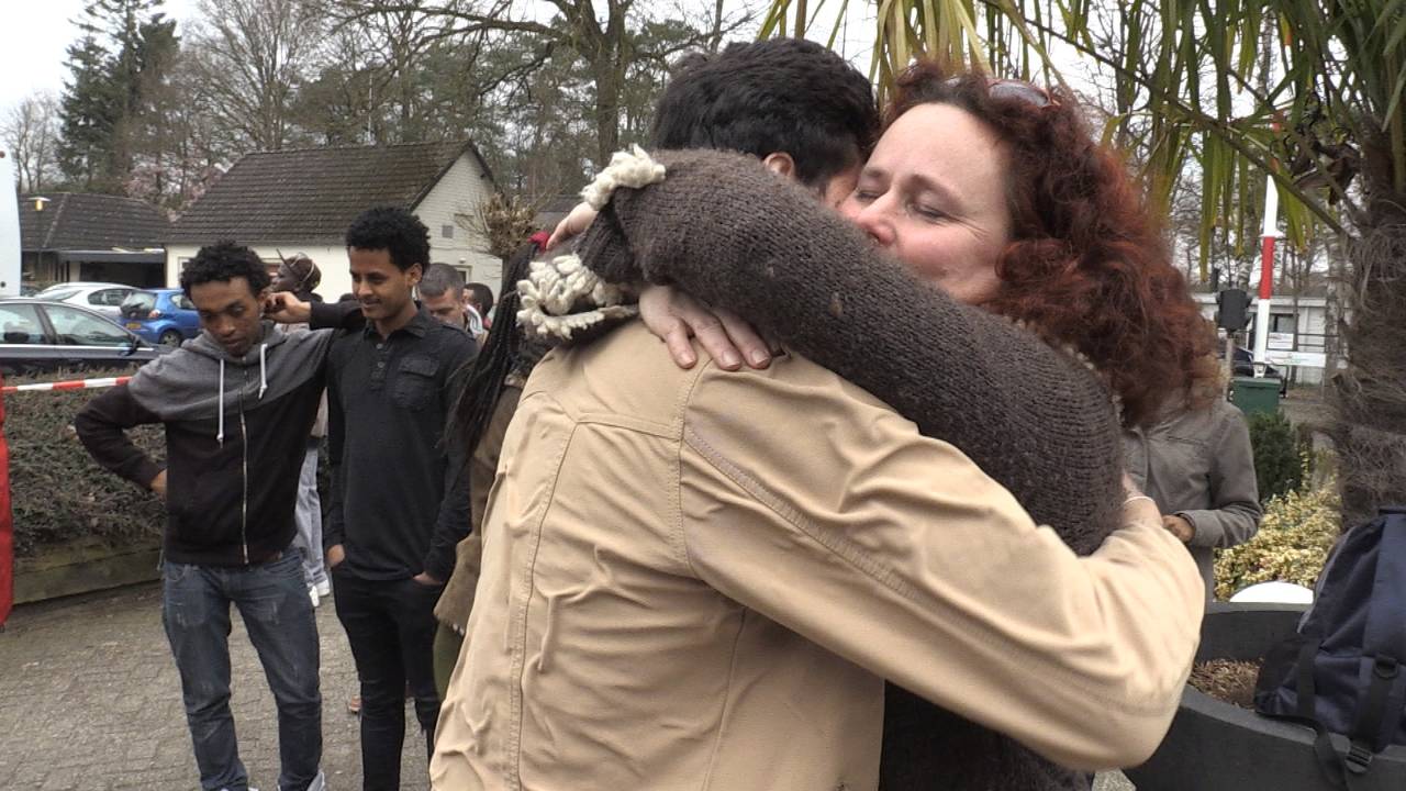 Het afscheid van de vluchtelingen viel vrijwilligers zwaar