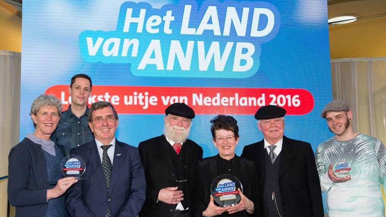 De prijswinnaars van de verkiezing. (Foto: ANWB)
