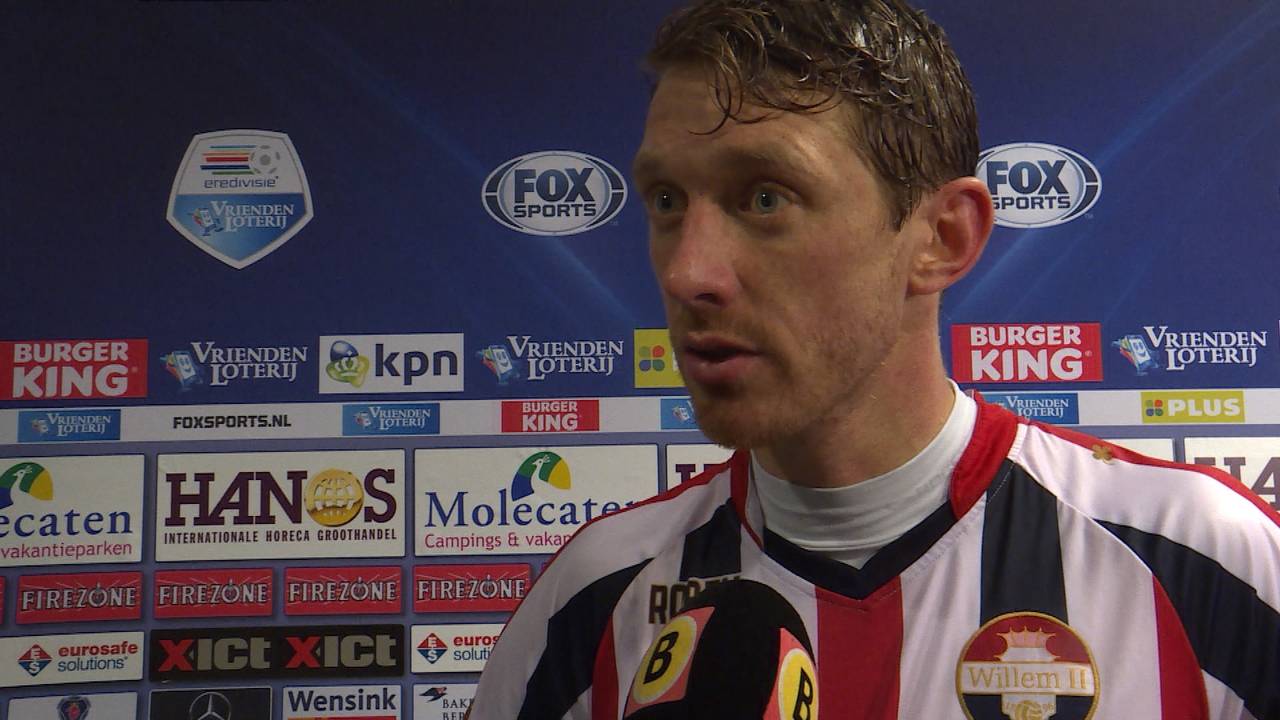 Robert Braber na afloop van de wedstrijd.