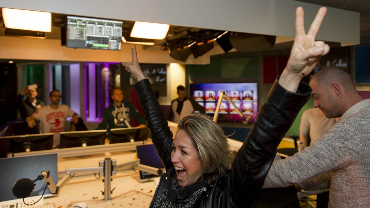 Do is blij met de overwinning. (Foto: Interpolis)