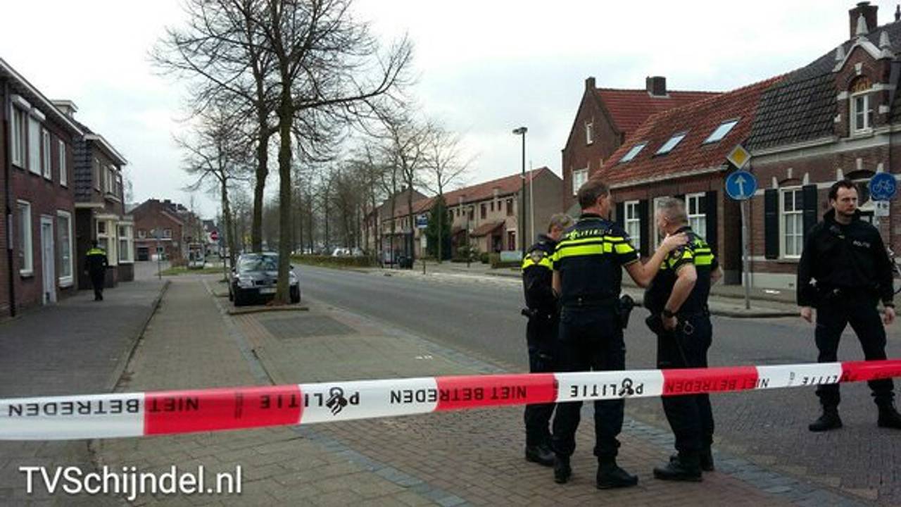 Politie was snel ter plekke (foto: TVSchijndel).