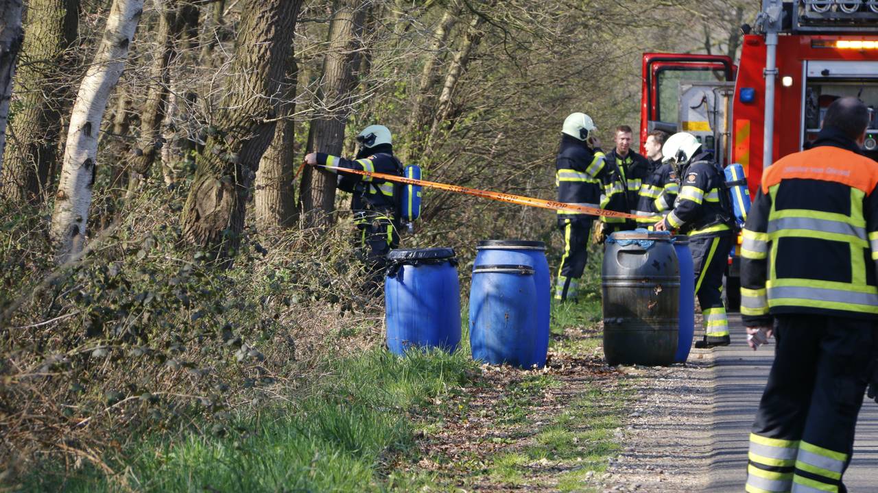 De weg is afgezet (foto: SK-Media)