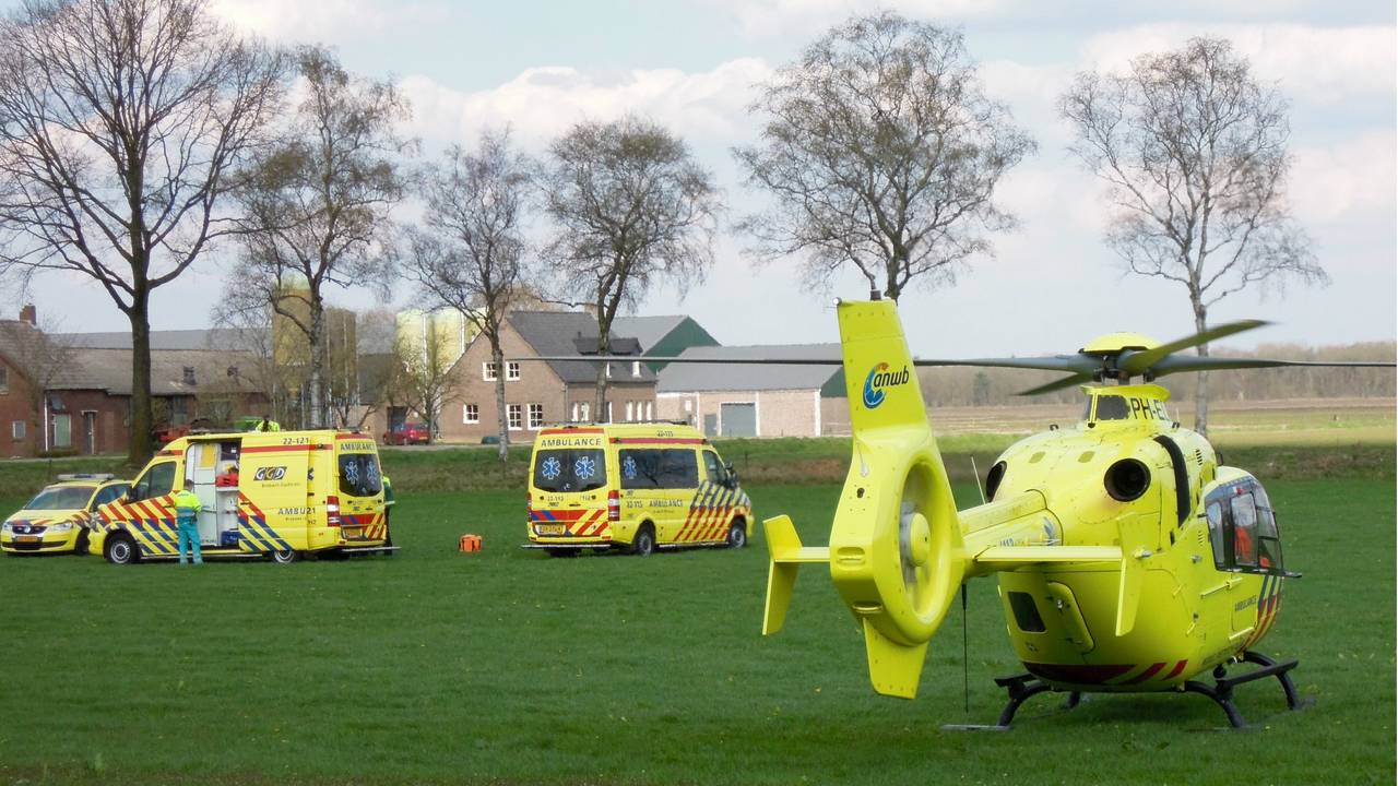 Zijn verwondingen zijn onbekend (foto: Hans van Hamersveld)