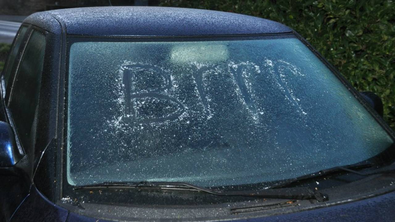 Brrrr.... Krabben deze dinsdag 26 april. (foto: Ben Saanen)