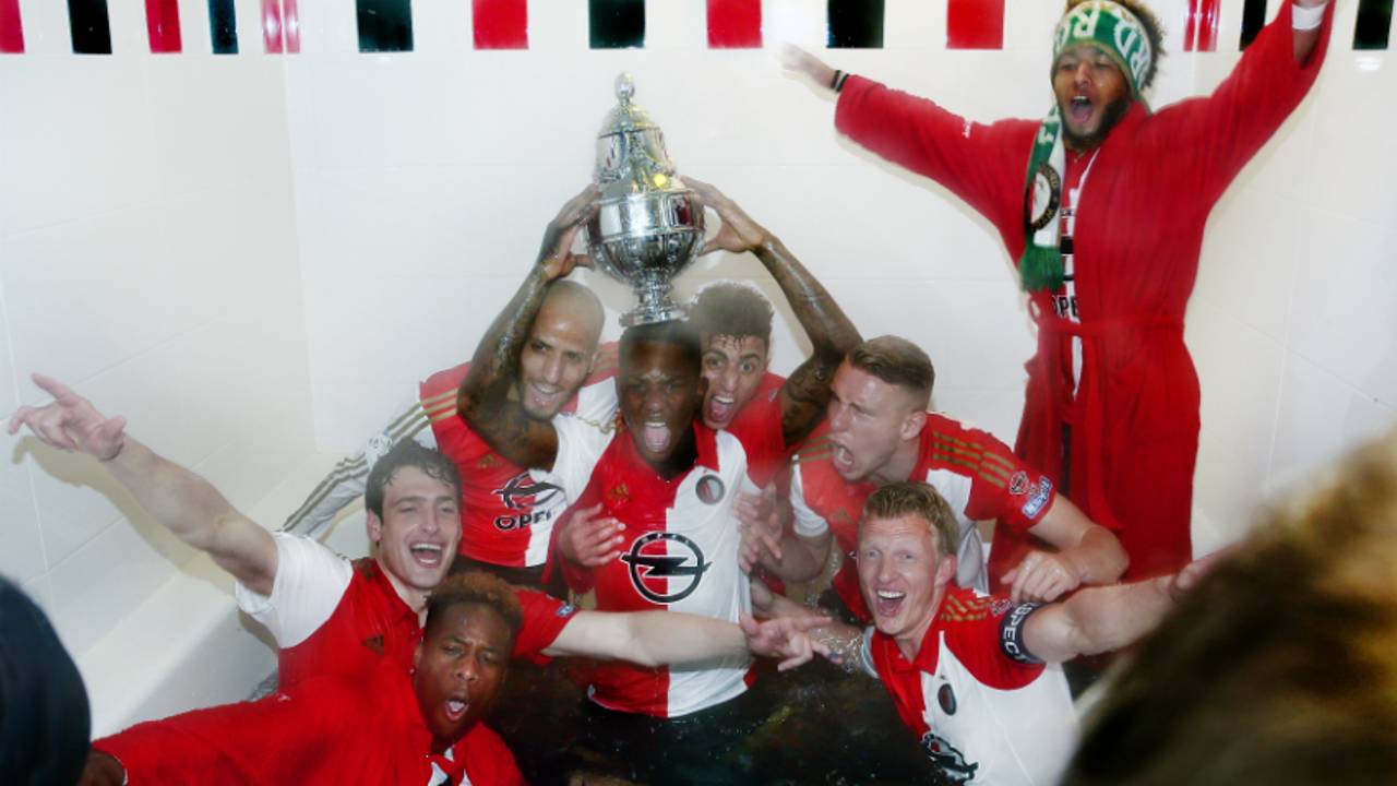 Feyenoord vierde vorige week de winst van de KNVB beker