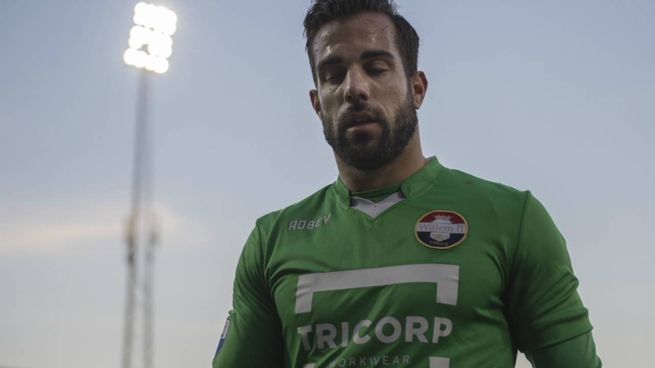 Kostas Lamprou, doelman van Willem II (Foto: VI Images)