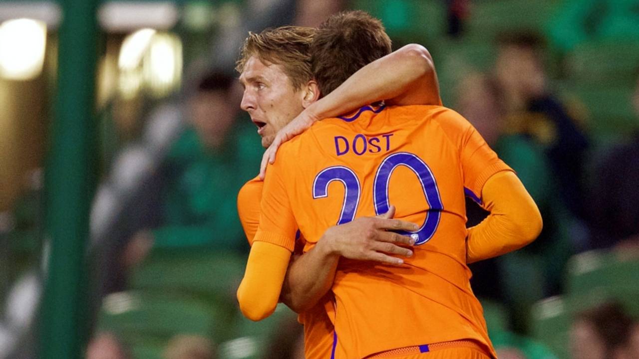 Luuk de Jong viert treffer (Foto: VI Images)