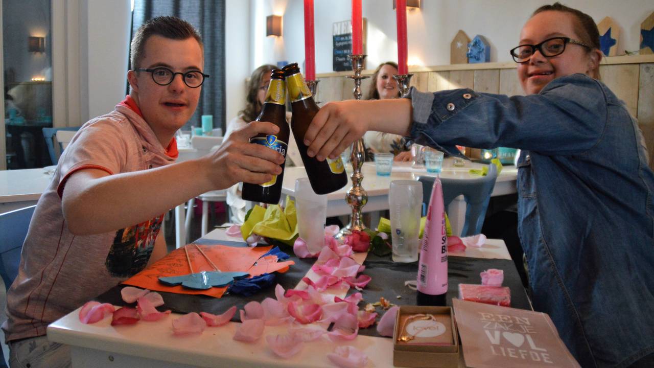 Björn en Jolanda konden hun geluk niet op.