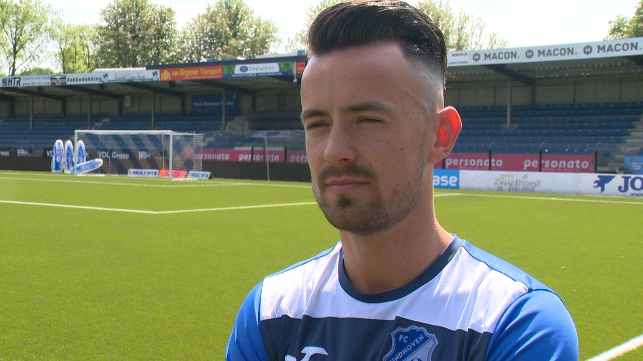 Linksback Maxime Gunst van FC Eindhoven.