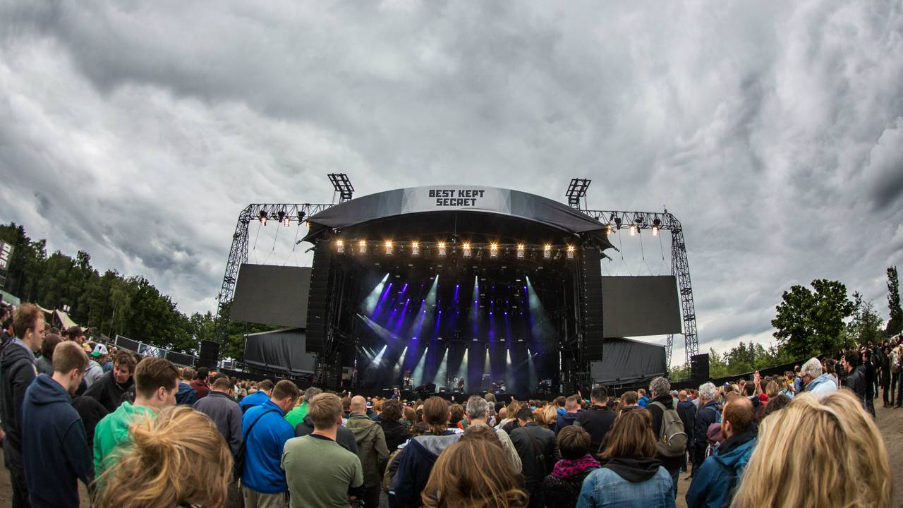 Het hoofdpodium van Best Kept Secret.