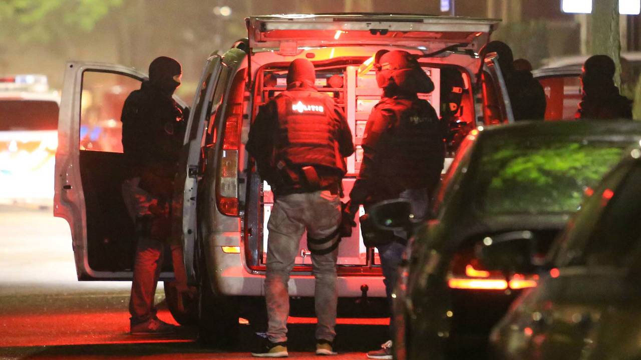 Een arrestatieteam werd opgeroepen. (Foto: Harrie Grijseels/SQ Vision)