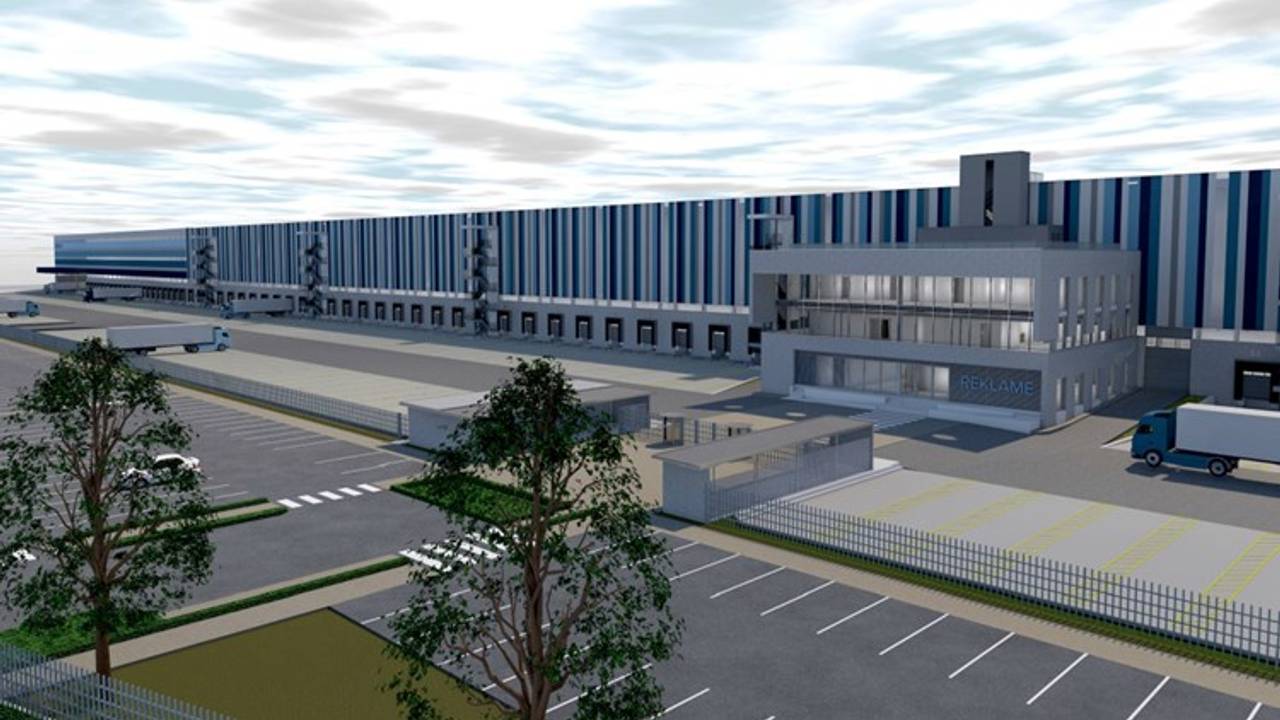 Een impressie van het nieuwe distributiecentrum van Primark in Roosendaal