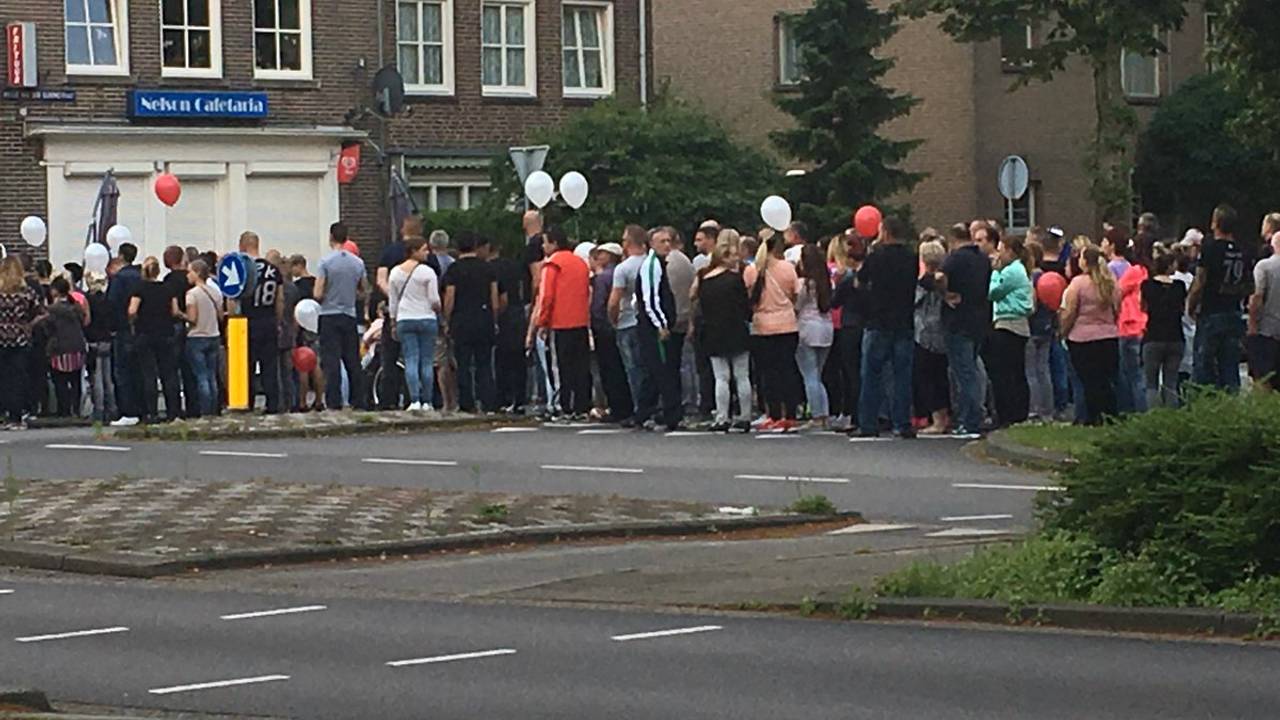 De stille tocht voor de doodgestoken Selim van der Heijden.