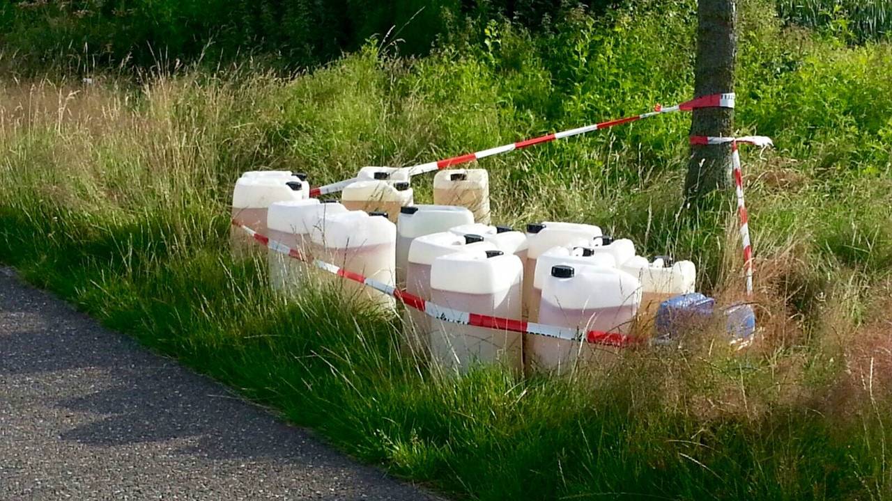 De vaten aan de Schouwstraat in Uden. (Foto: Jeroen Stuve / Stuve Fotgrafie)