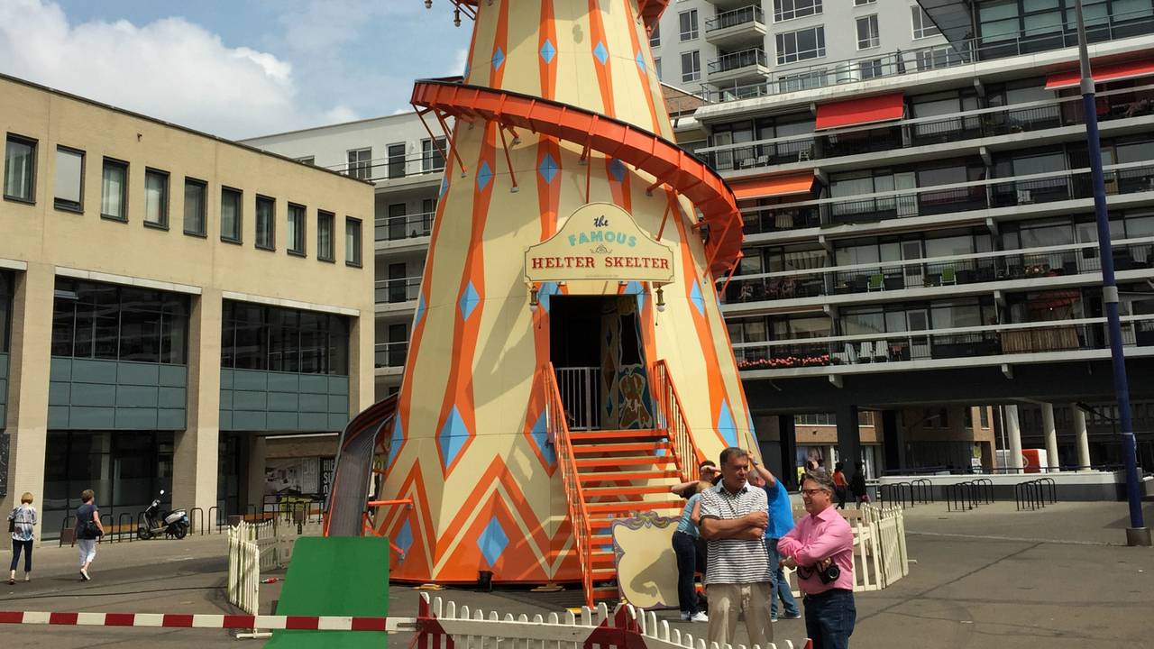 De 'Helter Skelter' is tijdelijk dicht. (Foto: Jack Brekelmans)