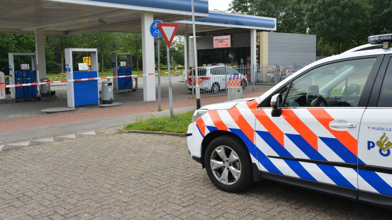 De politie was snel aanwezig. (Foto: Perry Roovers/SQ Vision)