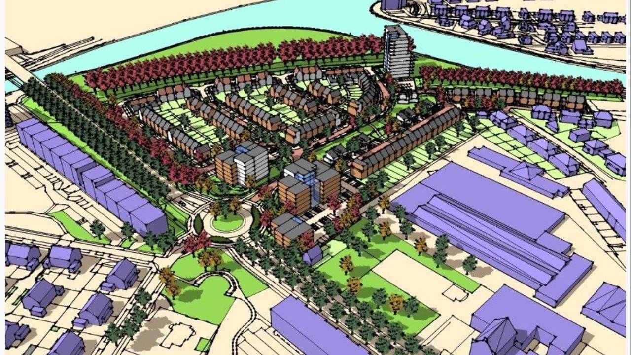 Het oorspronkelijk plan Wilhelminahaven (©: Zeeman Vastgoed)