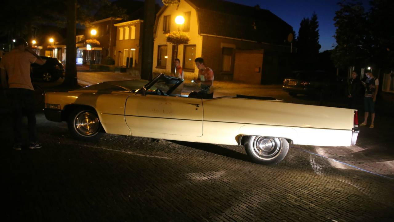 De beschadigde Cadillac (Foto: AS Media)